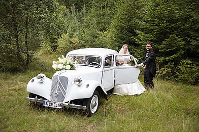 Hochzeitsfotografie an der Ohratalsperre